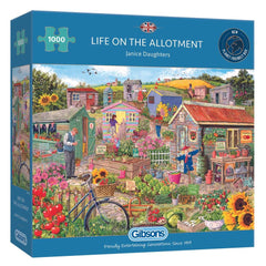 Gibsons Life on the Allotment Jigsaw Puzzle (1000 Pieces)