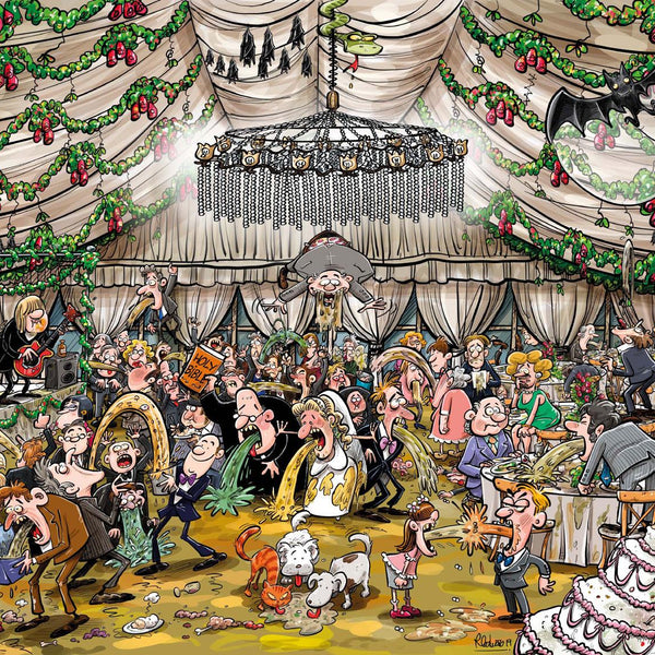 Chaos at the Wedding Reception Jigsaw Puzzle- Chaos no.16 (1000 Pieces)