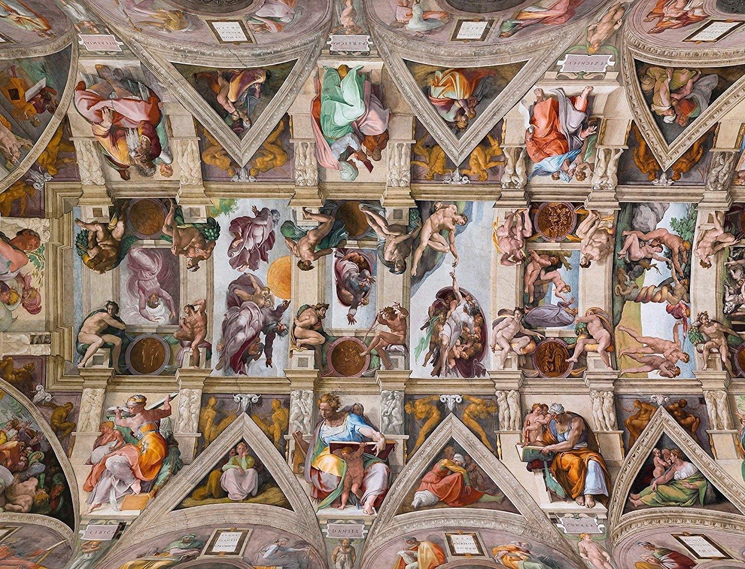 Sistine Chapel, Michelangelo Jigsaw Puzzle (1000 Pieces)