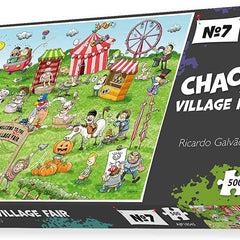 Chaos at the Village Fair - Chaos no. 7 Jigsaw Puzzle (500 Pieces)