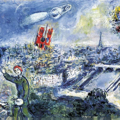 Eurographics View of Paris, Marc Chagall Jigsaw Puzzle (1000 Pieces)