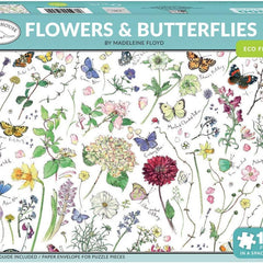 Otter House Flowers & Butterflies Jigsaw Puzzle (1000 Pieces)