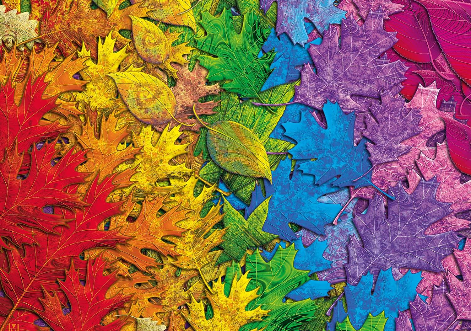 Schmidt Colourful Leaves Jigsaw Puzzle (1500 Pieces)