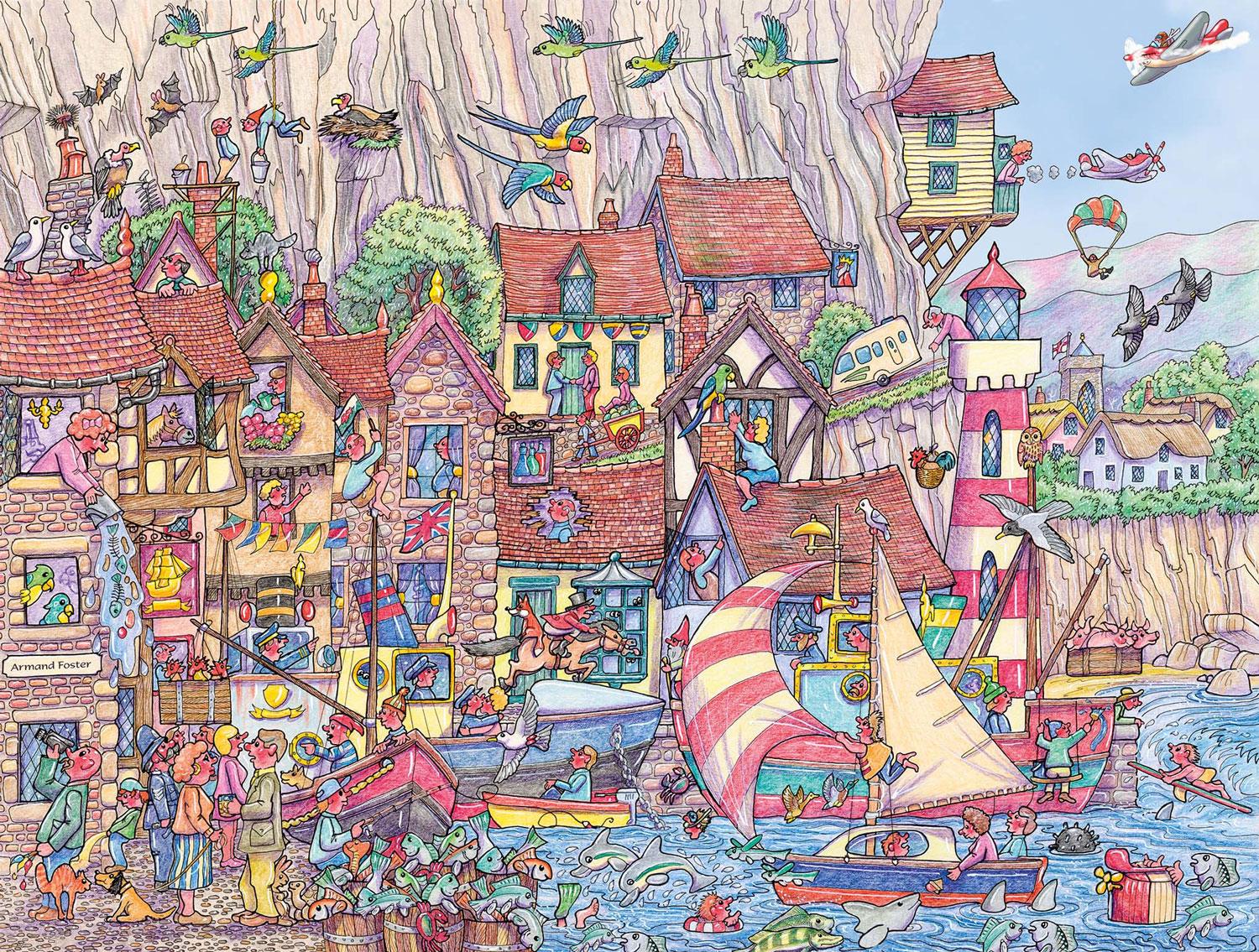Comical Cove - Armand Foster Jigsaw Puzzle (1000 Pieces)