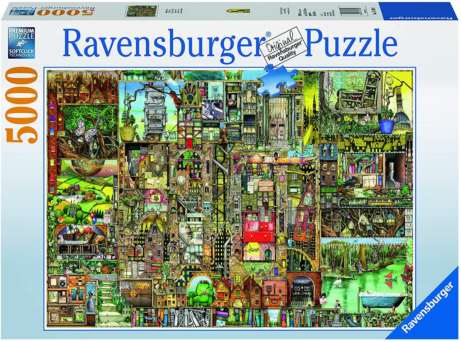 Ravensburger Colin Thompson'S Bizarre Town Jigsaw Puzzle (5000 Pieces)