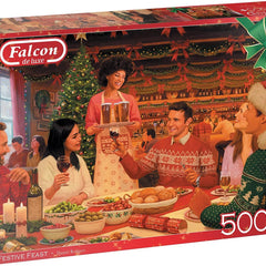 Falcon Deluxe Festive Feast Jigsaw Puzzle (500 Pieces)