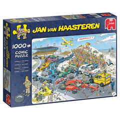 Jan Van Haasteren Grand Prix Formula 1 Jigsaw Puzzle (1000 Pieces)