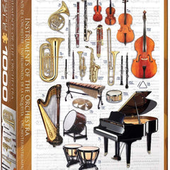 Eurographics Instruments of the Orchestra Jigsaw Puzzle (1000 Pieces)