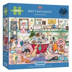 Gibsons Bert's Bath Night Jigsaw Puzzle (500 XL Pieces)