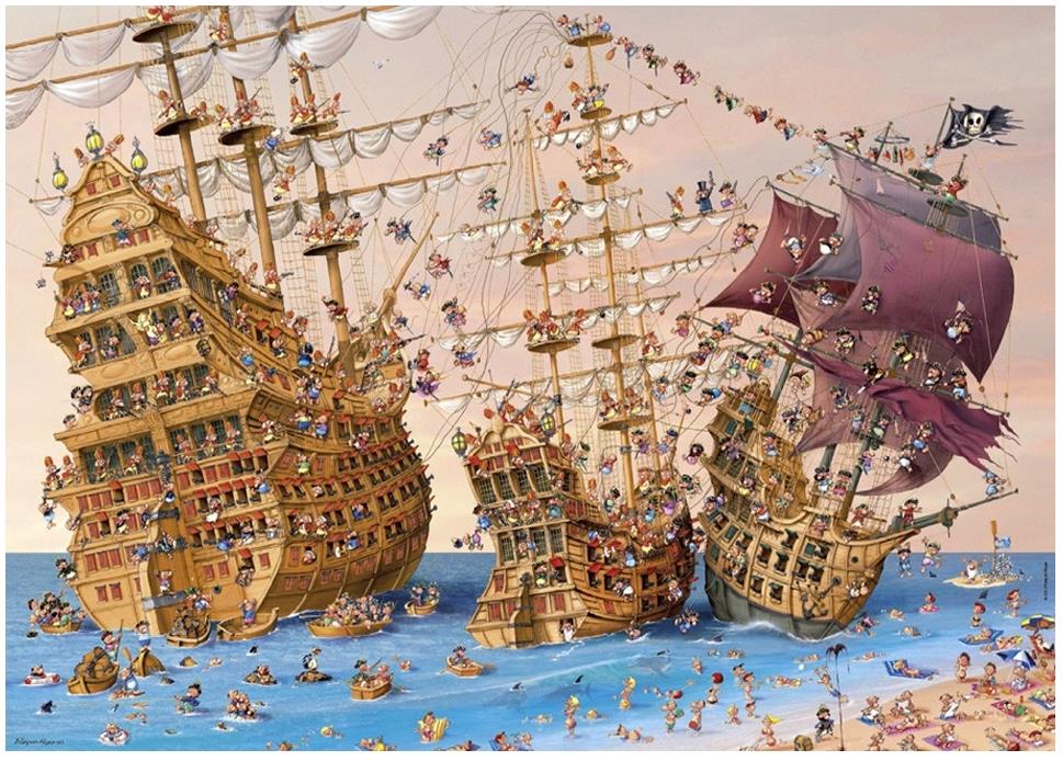 Heye Triangular Corsair, Ruyer Jigsaw Puzzle (1000 Pieces)