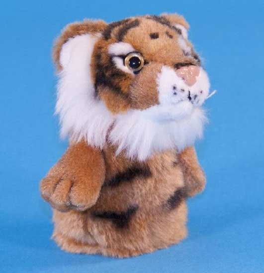 Dowman Tiger Finger Puppet Soft Toy