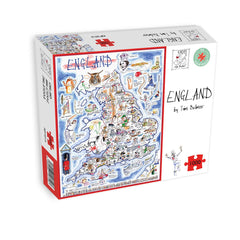 Map Of England - Tim Bulmer Jigsaw Puzzle (1000 Pieces)