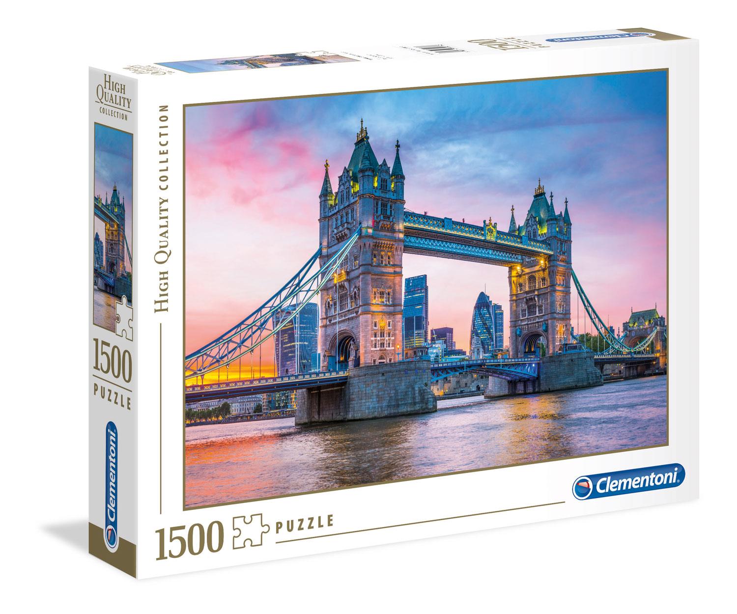 Clementoni High Quality Tower Bridge Sunset Jigsaw Puzzle (1500 Pieces)