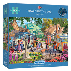 Gibsons Boarding the Bus Jigsaw Puzzle (1000 Pieces)