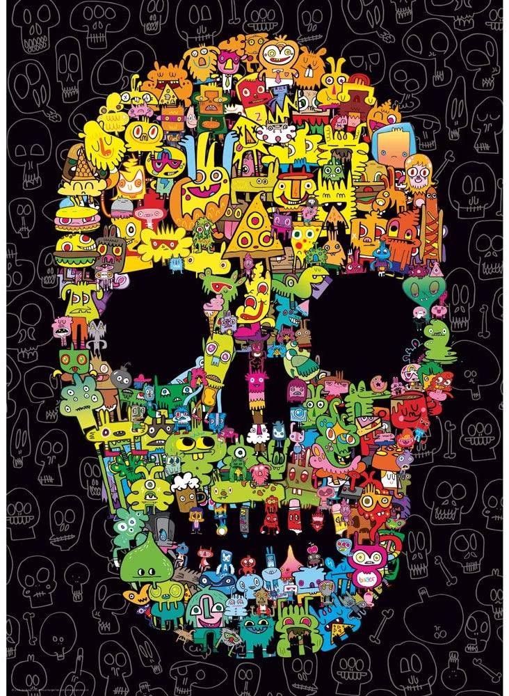 Heye Doodle Skull Jigsaw Puzzle (1000 Pieces)