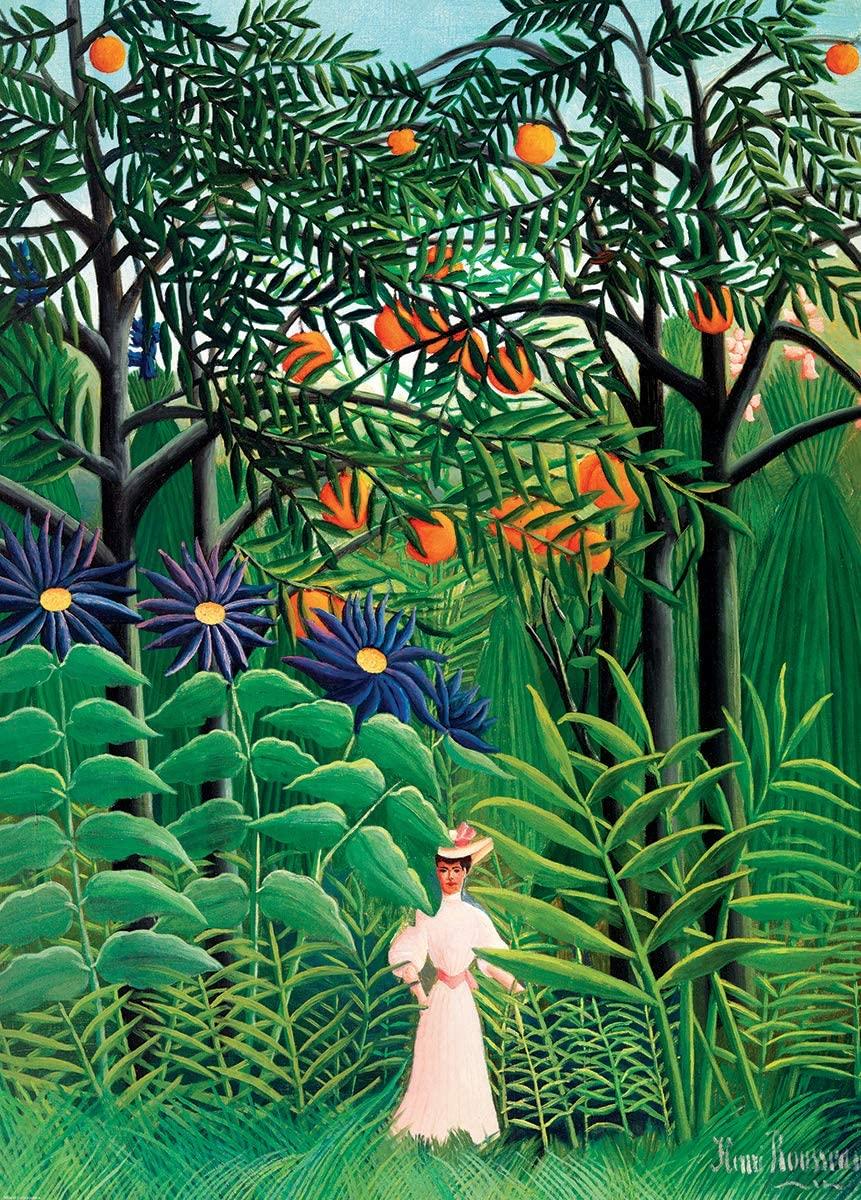 Eurographics Woman in an Exotic Forest, Rousseau Jigsaw Puzzle (1000 Pieces)