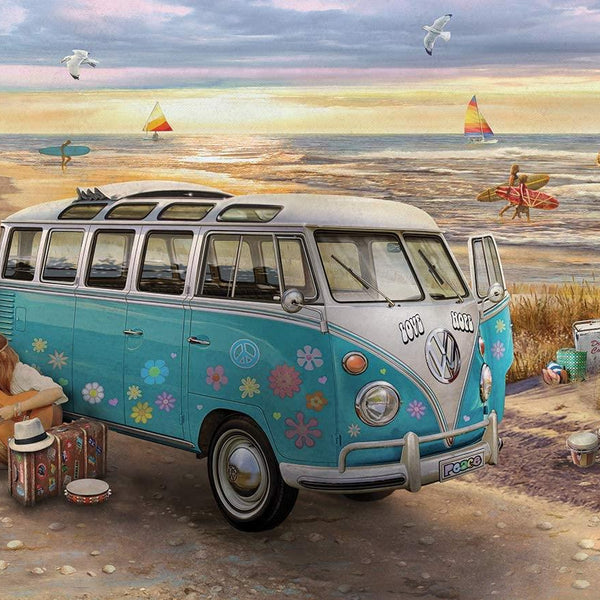 Eurographics The Love & Hope VW Bus Jigsaw Puzzle (1000 Pieces)
