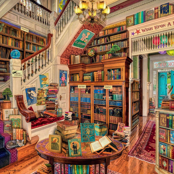 Ravensburger The Fantasy Bookshop Jigsaw Puzzle (1000 Pieces)
