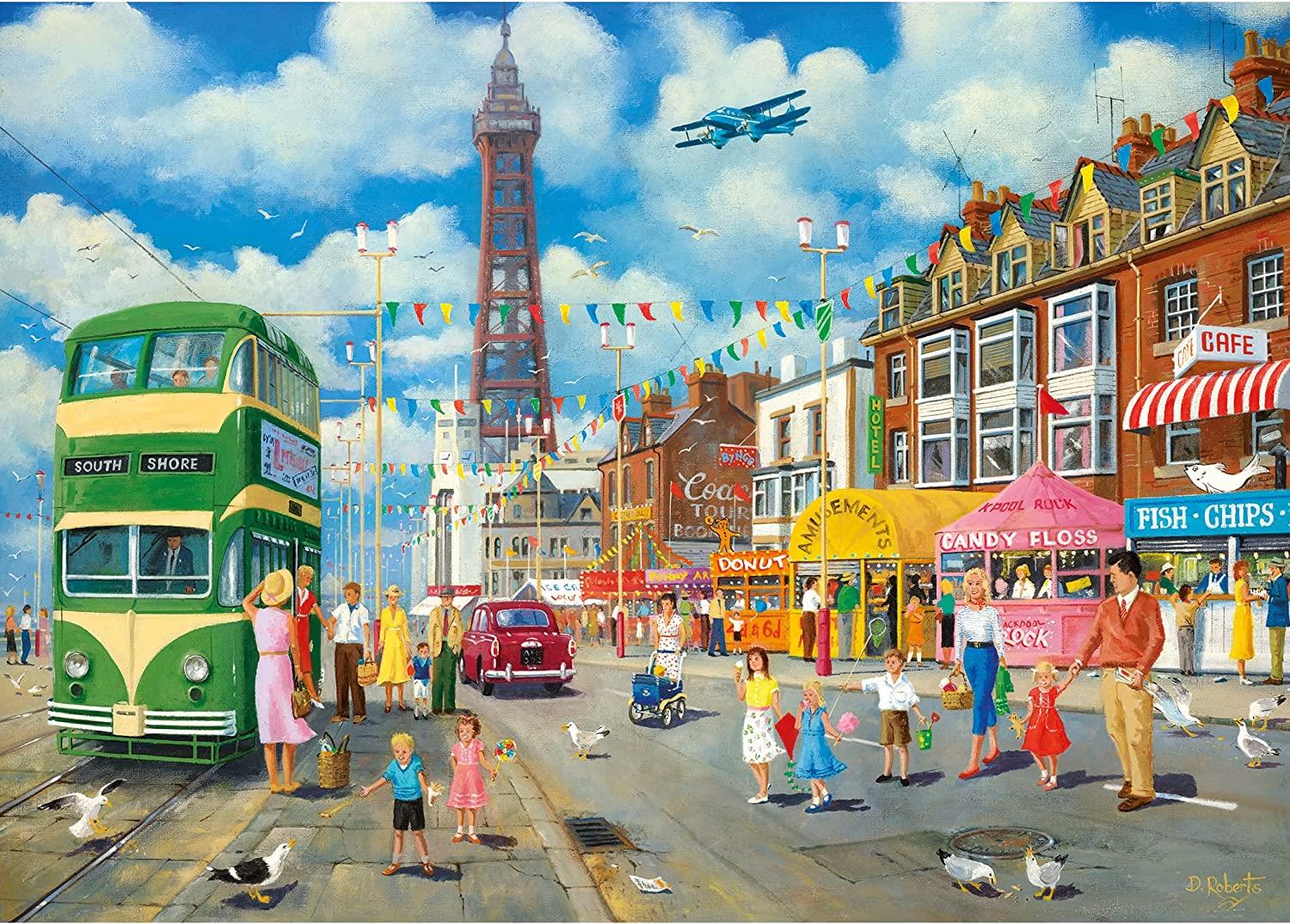 Gibsons Blackpool Promenade Jigsaw Puzzle (1000 Pieces)