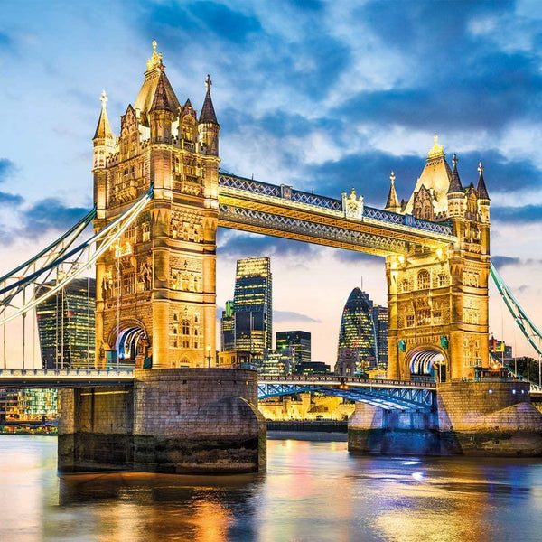 Clementoni Tower Bridge at Dusk High Quality Jigsaw Puzzle (2000 Pieces)