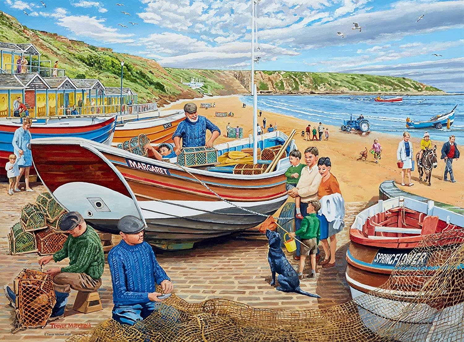 Ravensburger Happy Days at Work, The Fisherman Jigsaw Puzzle (500 Pieces)