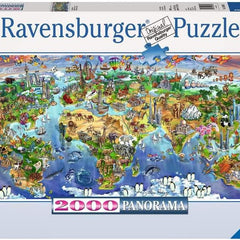 Ravensburger World Wonders Panoramic Jigsaw Puzzle (2000 Pieces)