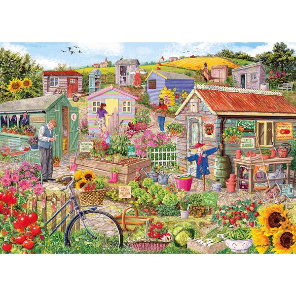 Gibsons Life on the Allotment Jigsaw Puzzle (1000 Pieces)