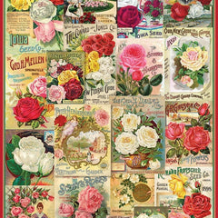 Eurographics Roses Seed Catalogue Collection igsaw Puzzle (1000 Pieces)