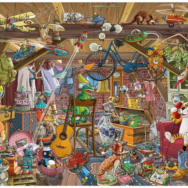 Heye Triangular In The Attic, Tanck Jigsaw Puzzle (1000 Pieces)