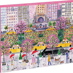 Galison Spring on Park Avenue, Michael Storrings Jigsaw Puzzle (1000 Pieces)