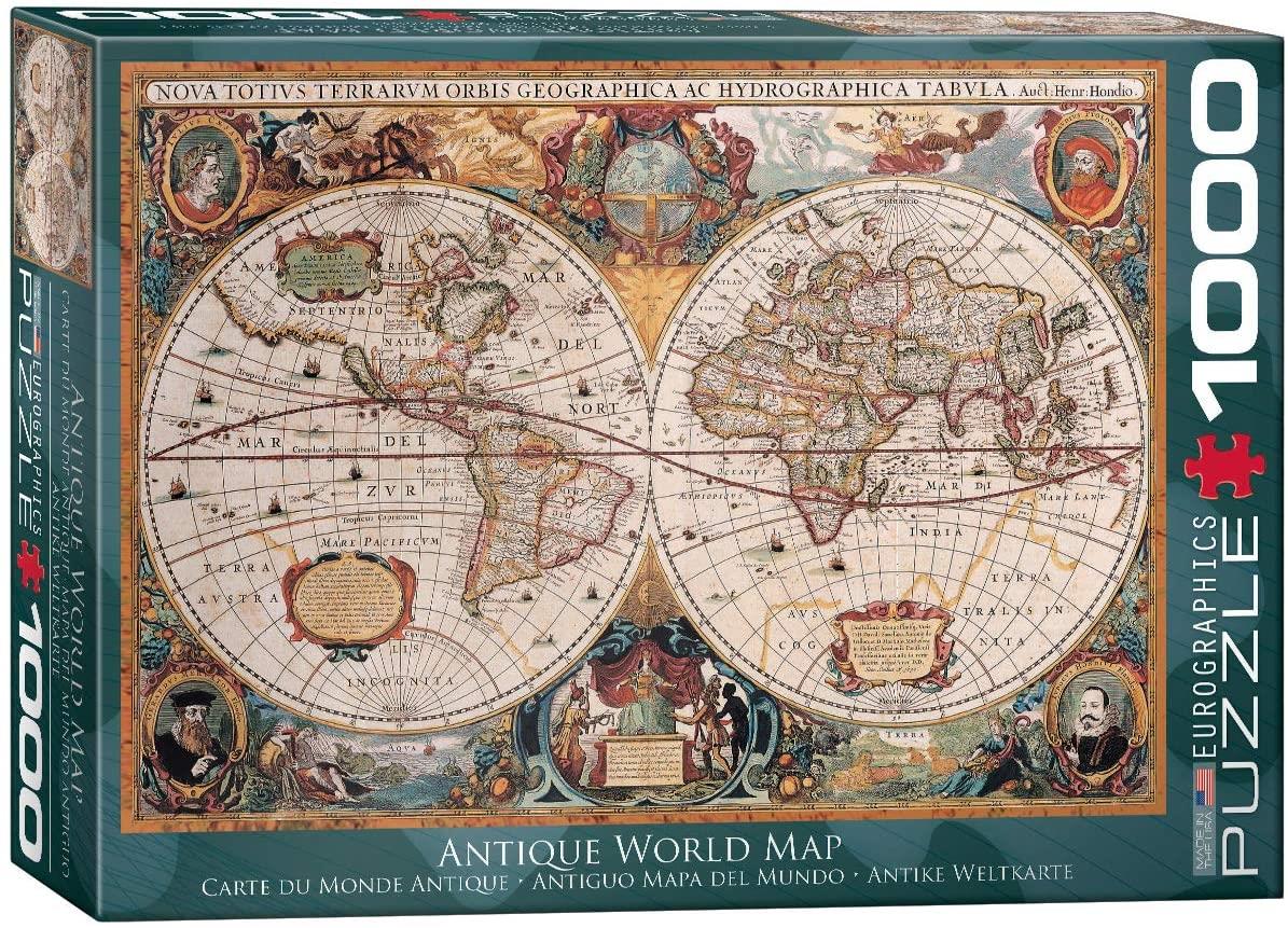 Eurographics Antique World Map Jigsaw Puzzle (1000 Pieces)