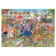 Wasgij Original 40 25th Anniversary Garden Party Jigsaw Puzzle (1000 Pieces) & Free Puzzle