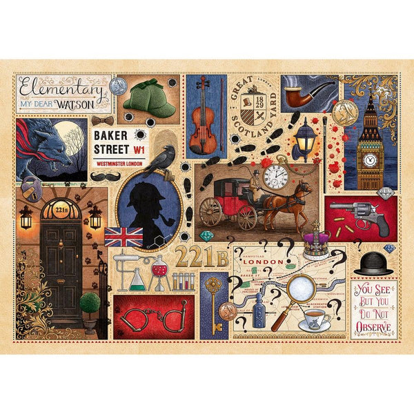 Gibsons Book Club: Sherlock Holmes Jigsaw Puzzle (1000 Pieces)