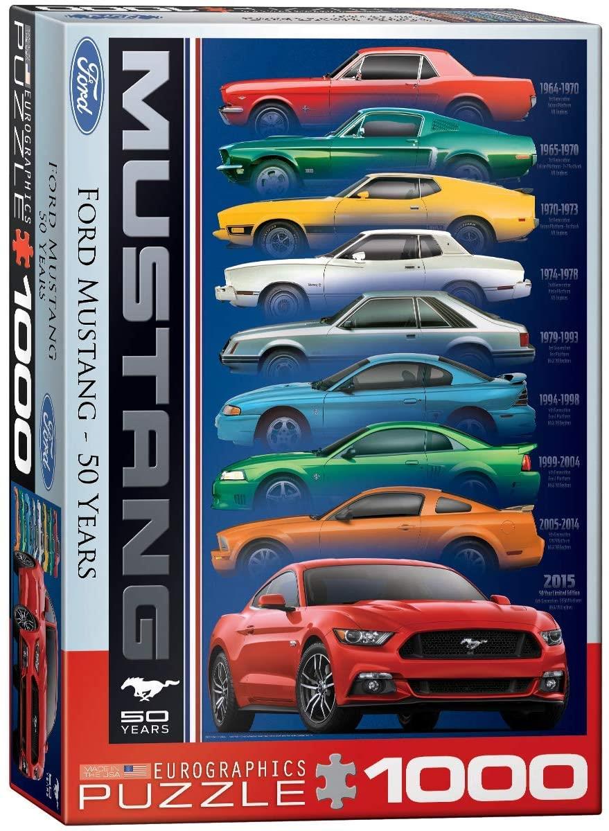 Eurographics Ford Mustang 50th Anniversary Jigsaw Puzzle (1000 Pieces)