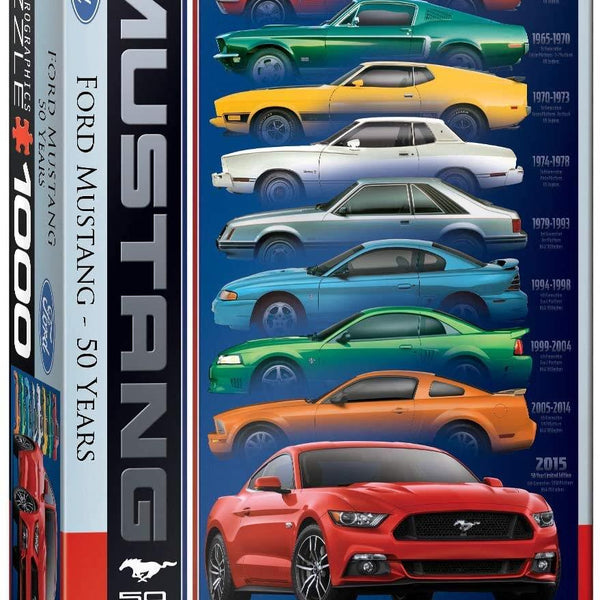 Eurographics Ford Mustang 50th Anniversary Jigsaw Puzzle (1000 Pieces)