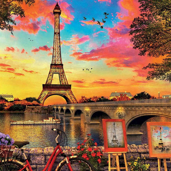 Educa Sunset in Paris Jigsaw Puzzle (3000 Pieces)