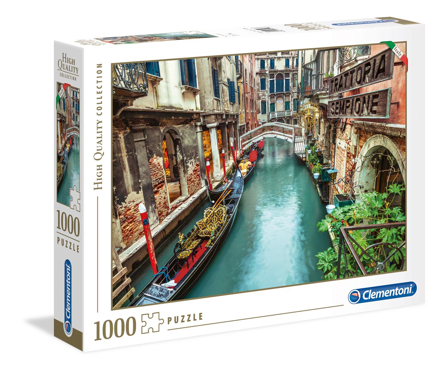 Clementoni Venice Canal High Quality Jigsaw Puzzle (1000 Pieces)