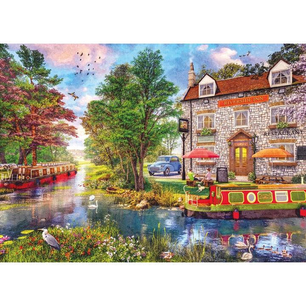 Gibsons Riverside Inn Jigsaw Puzzle (1000 Pieces)