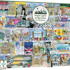 Gibsons Bright Lights & Big Cities Jigsaw Puzzle (1000 Pieces)