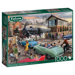Falcon Deluxe The Level Crossing Jigsaw Puzzle (1000 Pieces)