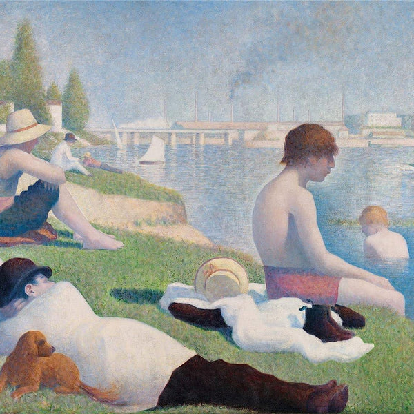 Bathers at Asnieres, Seurat - National Gallery Jigsaw Puzzle (1000 Pieces)
