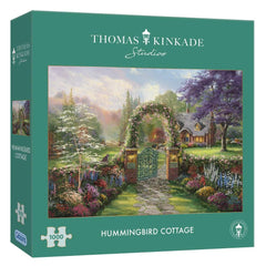 Gibsons Kinkade Hummingbird Cottage Jigsaw Puzzle (1000 Pieces)