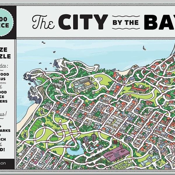 Galison The City By the Bay Maze Jigsaw Puzzle (1000 Pieces)