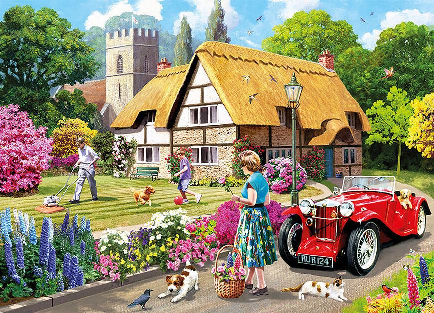 Summer In The Garden, Kevin Walsh Jigsaw Puzzle (1000 Pieces)