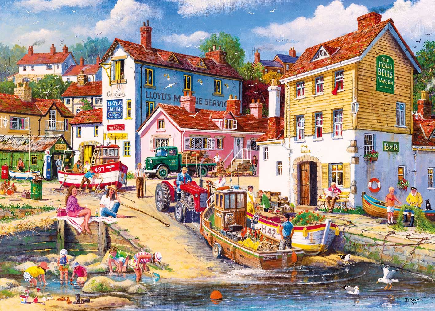 Gibsons The Four Bells Jigsaw Puzzle (1000 pieces)