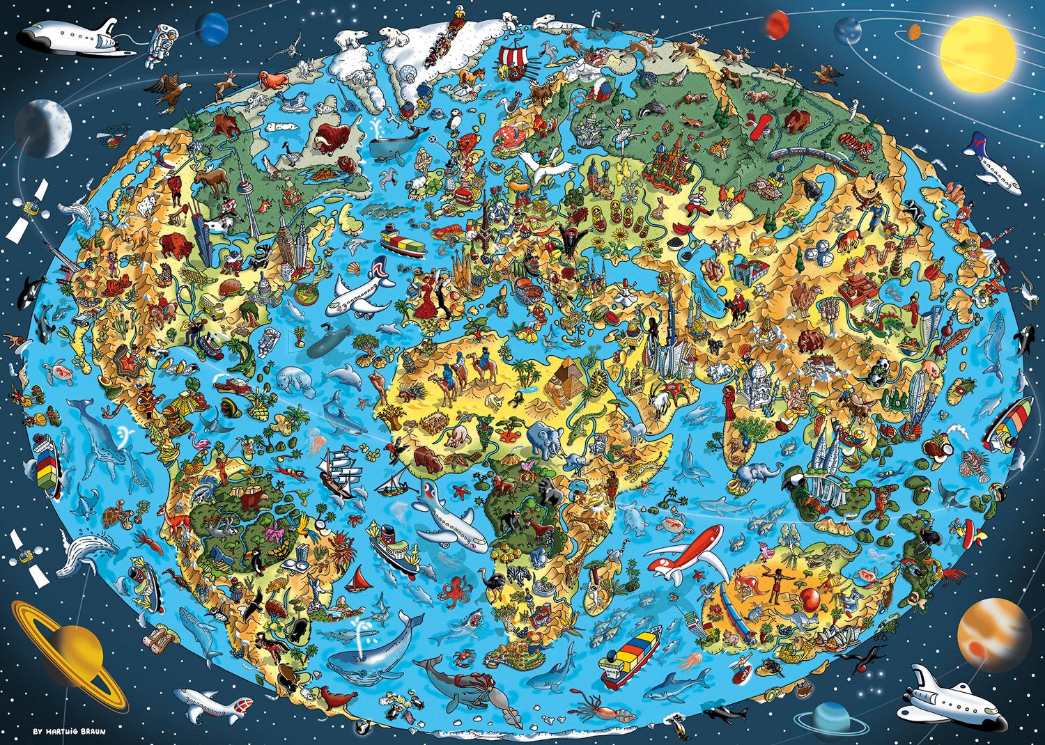 Gibsons Our Great Planet Jigsaw Puzzle (1000 Pieces)