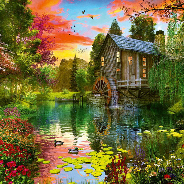 Schmidt The Watermill  Jigsaw Puzzle (1000 Pieces)