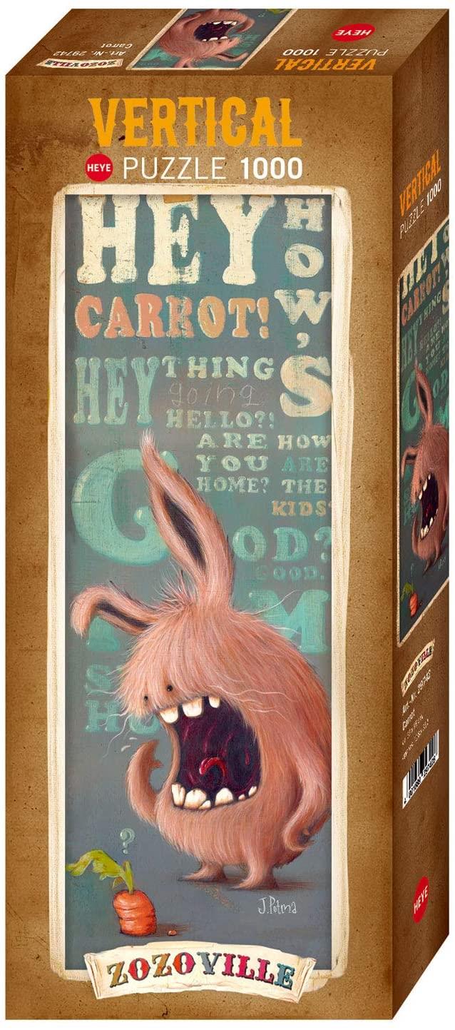 Heye Zozoville Carrot Vertical Jigsaw Puzzle (1000 Pieces)