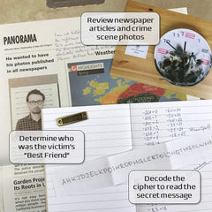 Fire in Adlerstein Murder Mystery Case File Party Game