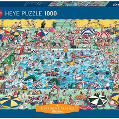 Heye Cartoon Cool Down! Blachon Jigsaw Puzzle (1000 Pieces)